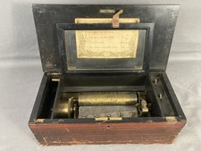 Carillon Antico Primi Del 900 Francese 4 Sonate Pettine Intero Funzione Stop