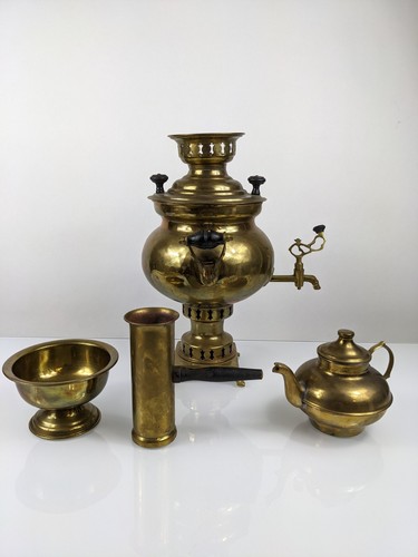 Set tè samovar vintage in - vintage,