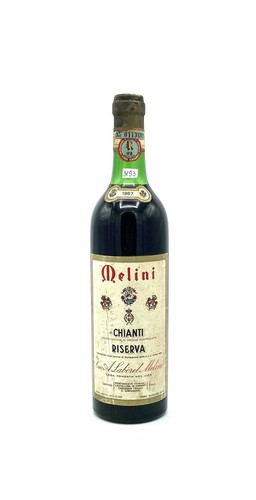 Vintage bottle melini - vintage,