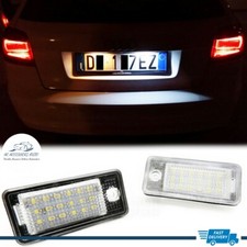 COPPIA LUCI TARGA LED PLACCHETTE COMPLETE CANBUS AUDI A3 8P + SPORTBACK 8PA