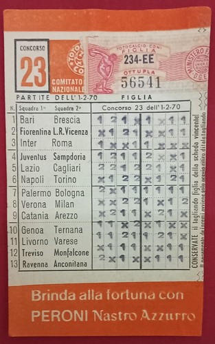 Schedfina totocalcio 23 - totocalcio, n.23
