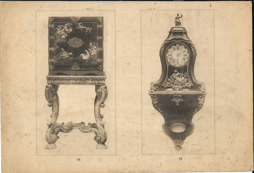Stampa antica tavolino - antica,