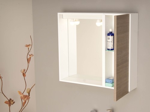 Specchiera 1anta rovere grigio - specchiera,