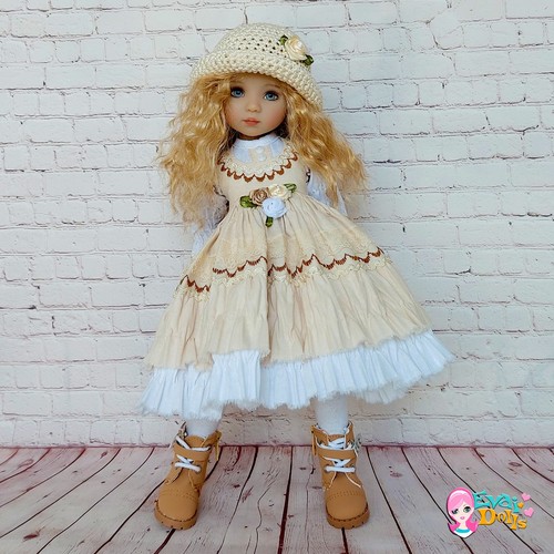 Completo stile country beige