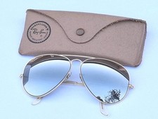Ray-Ban B&L  Aviator Occhiali da Sole Grigio Specchio VINTAGE USA 