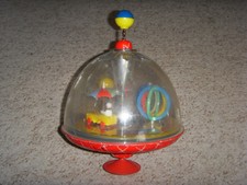 TOUPIE ancien jouet mécanique