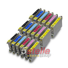 KIT 18 CARTUCCE PER EPSON STYLUS PHOTO R200 R220 R300 R320 R340