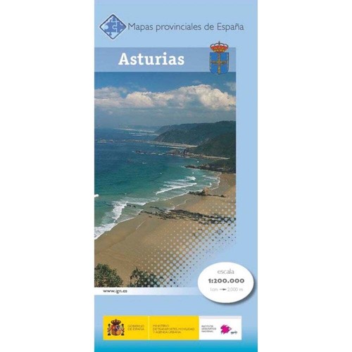 Spain provincial map asturias - spain,