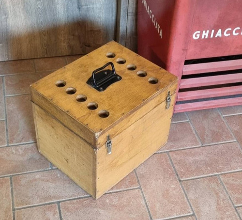 Cassa termica vintage legno - cassa, in