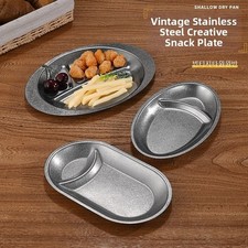 Piatto snack grande ovale in
