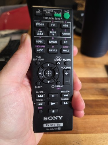 Telecomando sistema sony - av,