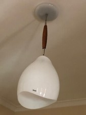 lampadario  con lumi in vetro