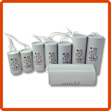 Condensatore motore elettrico 15 20 25 35 40 50 uf mf farad con filo  400v 450V
