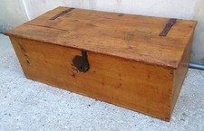 ECCEZIONALE CASSAPANCA ANTICA FINE 700 - LEGNO DI PINO CON SERRATURA FUNZIONANTE