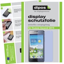 1x Pellicola Protettiva per Huawei Ascend G615 Opaca Display Antiriflesso Dipos