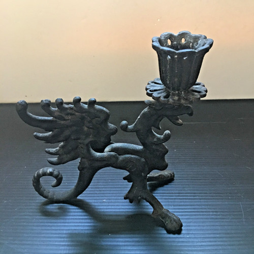 Portacandele grifone drago - portacandele,