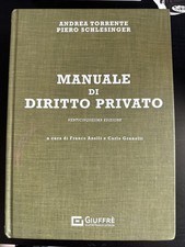 Manuale di diritto privato- A.TORRENTE giuffrè