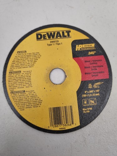 Dewalt 8725 ruota taglio - ruota, da