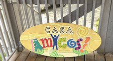 CASA AMIGOS! SIGN HEAVY FOAM