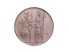 1977 R Italy 100 Lire KM#