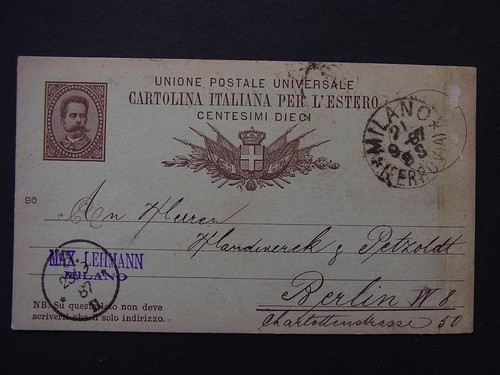 Intero postale italia - intero, 10