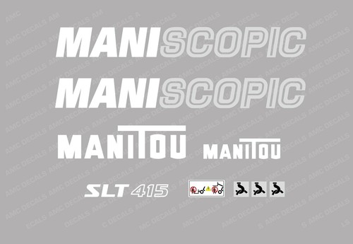 Set adesivi manitou - di, slt