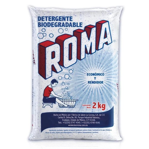 Detergente polvo roma para - en,