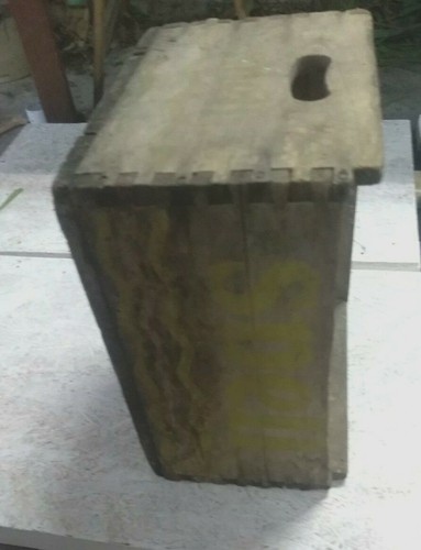 San pellegrino cassa legno