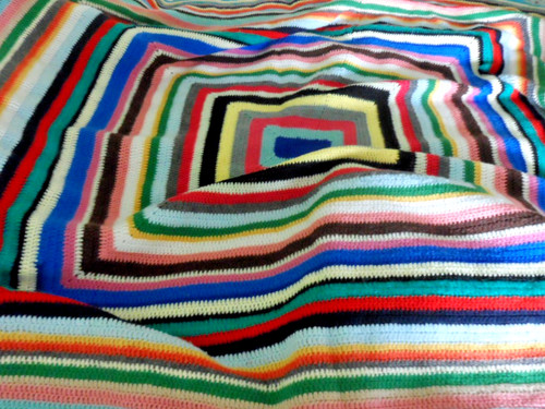 Coperta fine all - 'uncinetto, a
