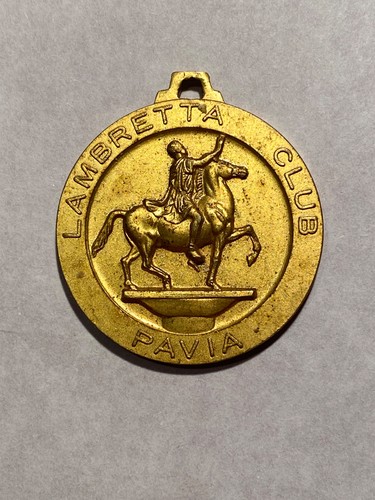 Medaglia lambretta club pavia - club,