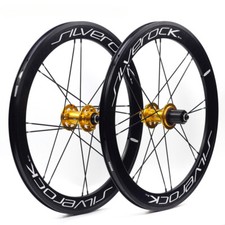 Set ruote bicicletta bambino 20 pollici 406 451 cerchio freno a disco ruote bici pieghevoli