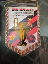 GAGLIARDETTO MILAN CAMPIONE D'EUROPA FINALE COPPA CAMPIONI 24/05/1989 BARCELLONA