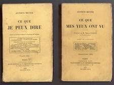 Lotto 2 Libri Arthur Meyer