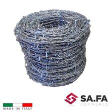 FILO SPINATO ACCIAIO ZINCATO RECINZIONE FERRO SPINOSA RETE METALLICA SPINATA