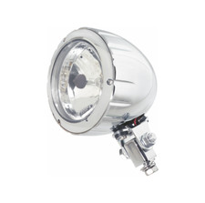 FARO MOTO CUSTOM in metallo pieno universale fissaggio centrale mm120 omologato