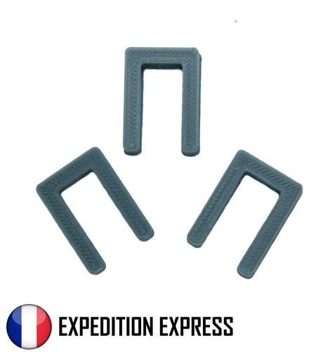 Lot clips butées - de, 3