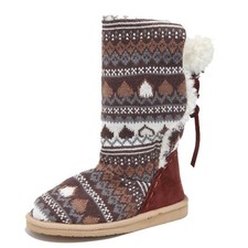 0732M stivali donna marroni