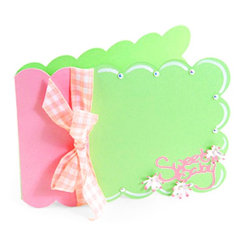 Sizzix bigz scallop card - sizzix, xl