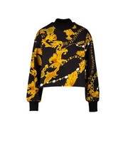 Felpa Donna Nero Versace jeans
