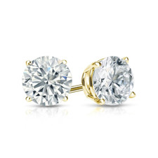 Orecchini a perno 2 ct donna