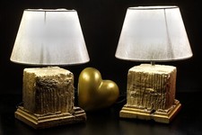 Coppia di abat-jour "Colonne