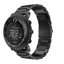 Compatibile con Suunto Core Band Cinturino di Ricambio Suunto Core in Acciaio Inox M