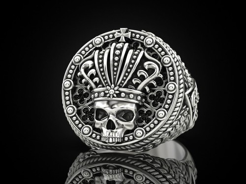 Anello uomo argento - da,