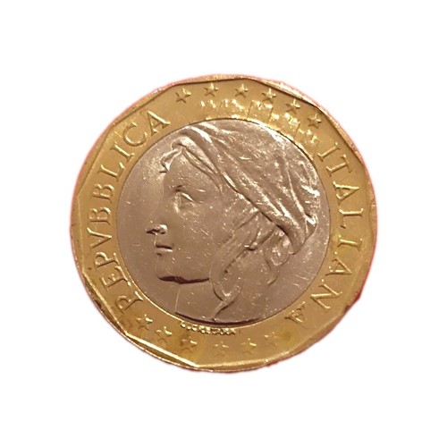 Moneta 1000 lire 1998 - moneta,