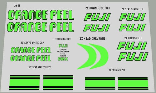Set decalcomanie fuji bmx - fuji,