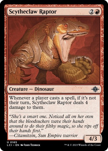 Scytheclaw raptor le caverne - scytheclaw,