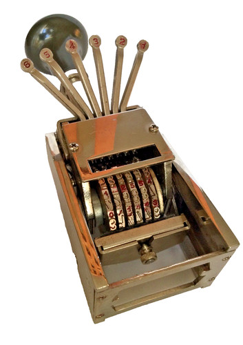 Timbro vintage numeratore - timbro,