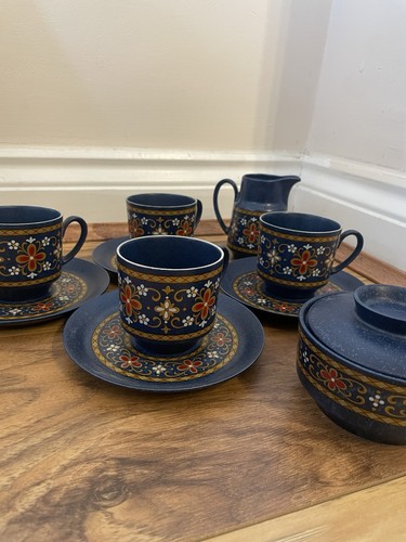 Set piattini tazze ceramica - 4,