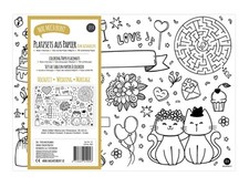 Set di 12 tovagliette da colorare Motivo: Matrimonio Tovagliette da col