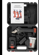 Forbice a Batteria da Potatura+Valigia Cesoia 48V 3.0 AH Taglio 30 MM 1 Batteria